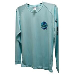 Paragon UPF 50+ Fishing Shirt 🌊 Men’s Small Blue